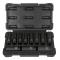 JBM Herramientas 53744 - SET DE 11 VASOS DE IMPACTO 12 CANTOS 1/2" LARGOS