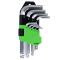 JBM Herramientas 53954 - SET DE 9 LLAVES ALLEN CORTAS