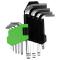 JBM Herramientas 53954 - SET DE 9 LLAVES ALLEN CORTAS