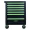 JBM Herramientas 54006 - CARRO DE HERRAMIENTAS 7 CAJONES VERDE - VACÍO