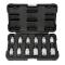 JBM Herramientas 54164 - SET DE 12 PIEZAS DE 1/2" PUNTA DOCE CANTOS