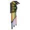 JBM Herramientas 54532 - SET DE 9 LLAVES TORX DE COLORES EXTRALARGAS