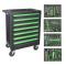 JBM Herramientas 54553 - CARRO DE HERRAMIENTAS 7 CAJONES IGUALES VERDE