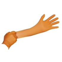 NITRILO DIAMANTADO 7 MICRAS NARANJA  MUNDO GUANTE